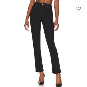 RE/DONE 70’s Originals Straight Black Jeans